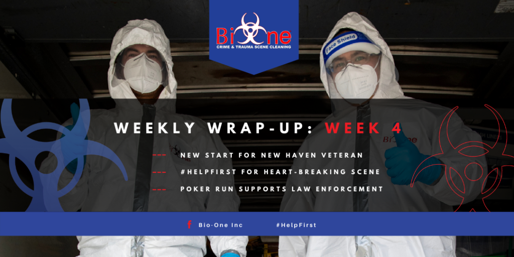 Bio-One Weekly Wrap-Up Week 4 Hoarding Trauma Scene Back the Blue