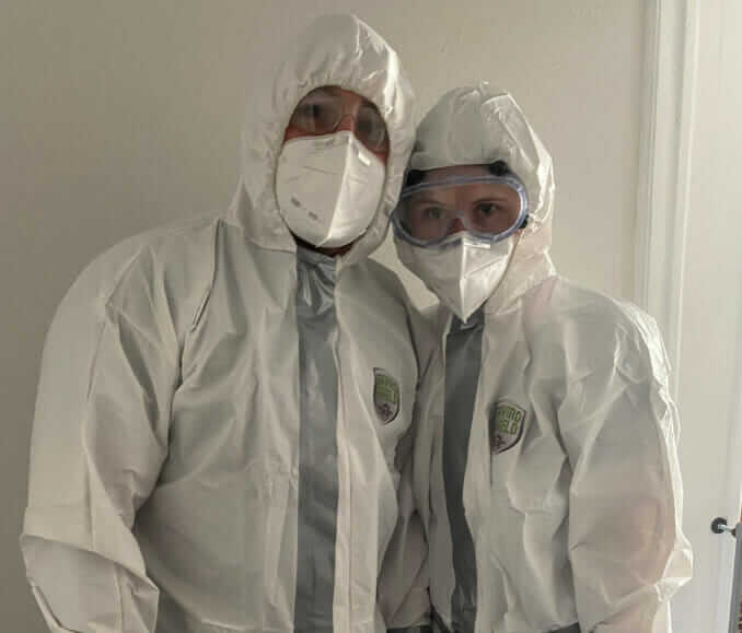 Bio-One of Eugene decontamination and biohazard cleaning team after a job well done.